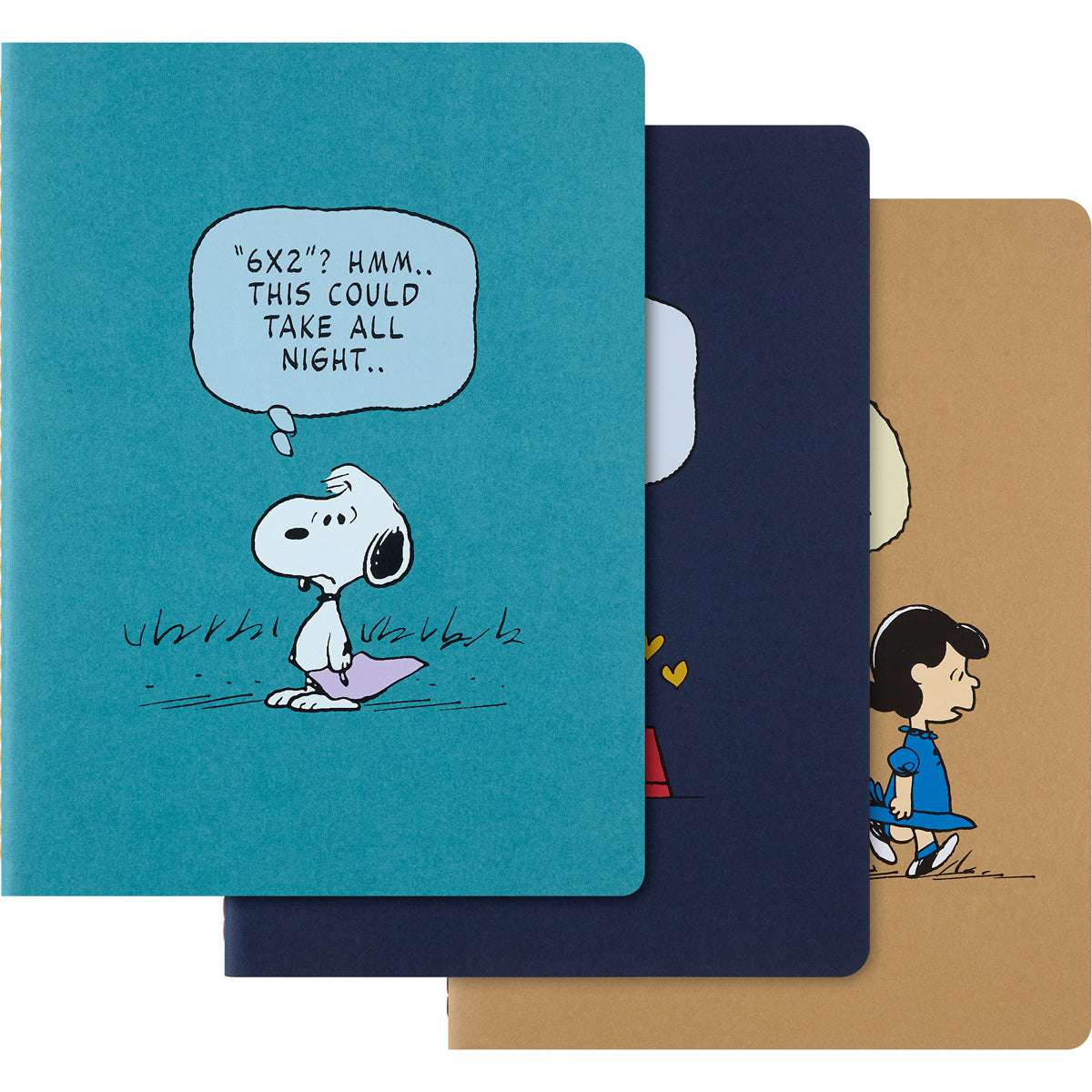 Moleskine LE Cahier Journals Peanuts XL Asst. Ruled Pk 3